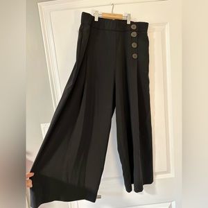 Zara Cropped Palazzo Pants